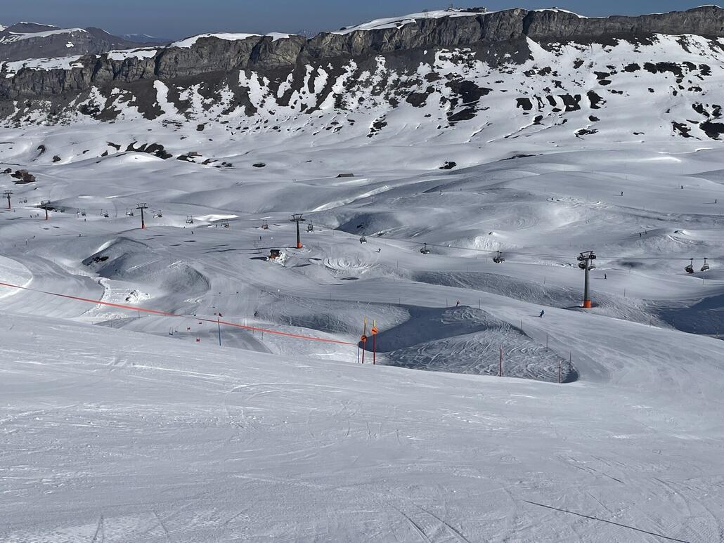 Pisten sind hart aber gut