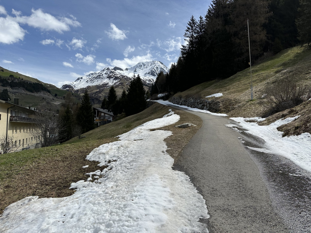 Hier war dann Schluss, vor einem Jahr gings dafür hier weiter runter