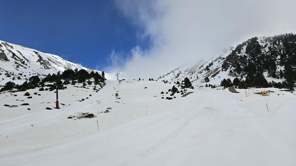 Skilift Xemeneis welcher leider heute nicht in Betrieb ist