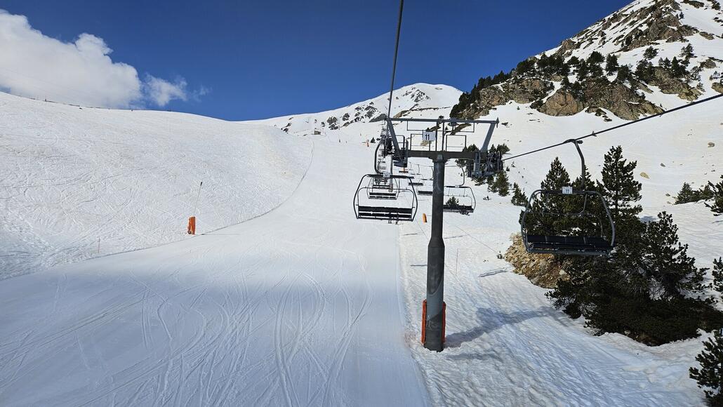 Herrlich unverfahrene sulzige Pisten