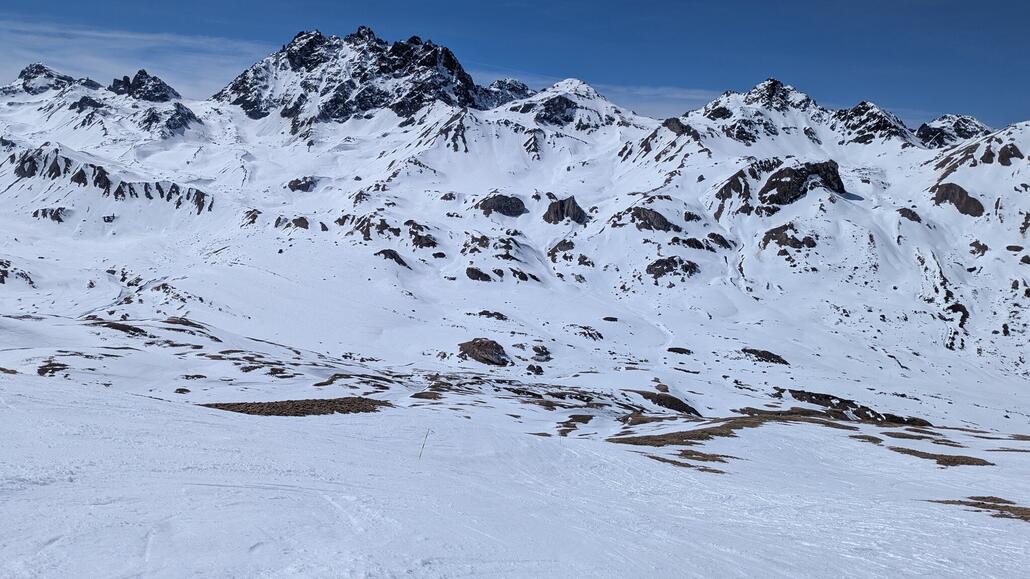 Die Heidelberger Hütte an einem super Gelegenheit Ausgangspunkt mitten an der Top Stelle im Fimbatal