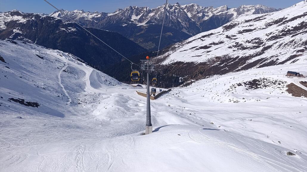 Freerideparadies nach unten...