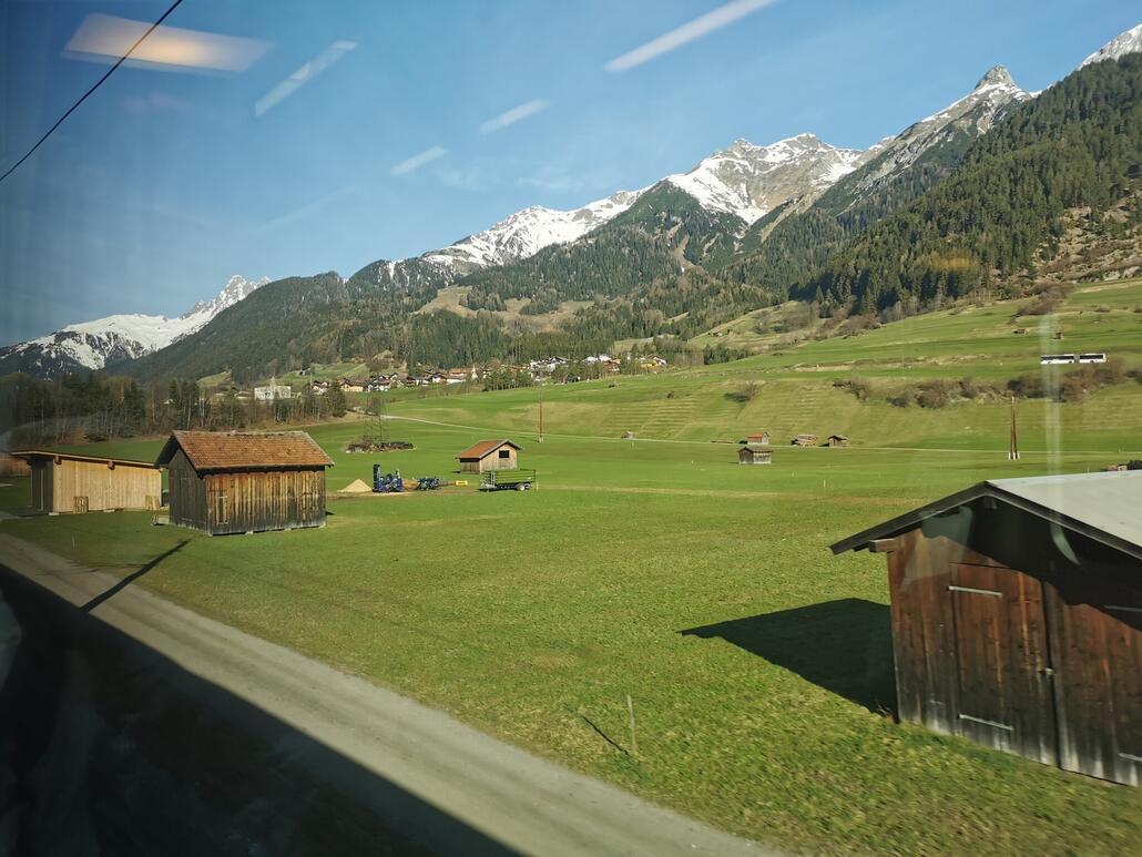 1 Bereits im RJ. Kurz vor St. Anton am Arlberg.