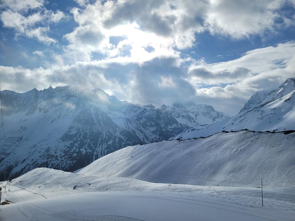 Tolles Panorama. Gut, dass ich es zumindest noch einmal nach Arolla geschafft habe in dieser Saison
