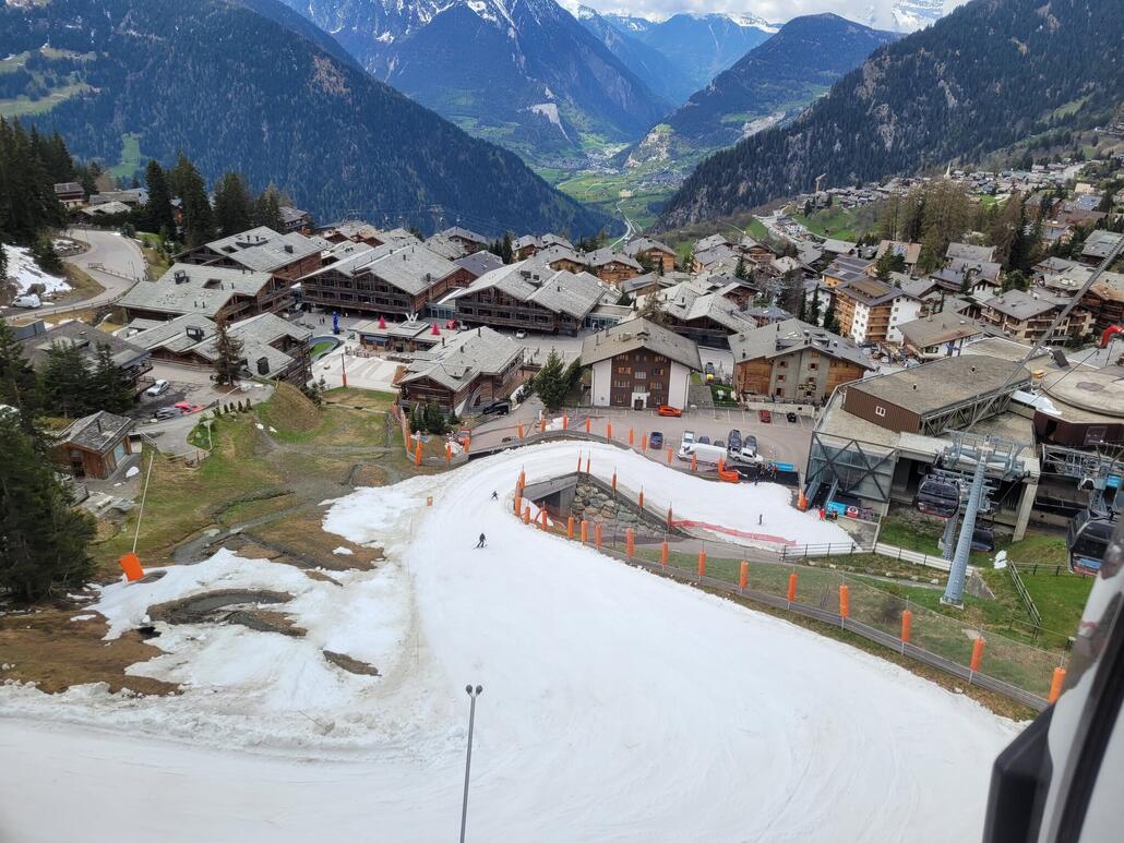 Talabfahrt nach Verbier laut App geschlossen aber noch gut fahrbar