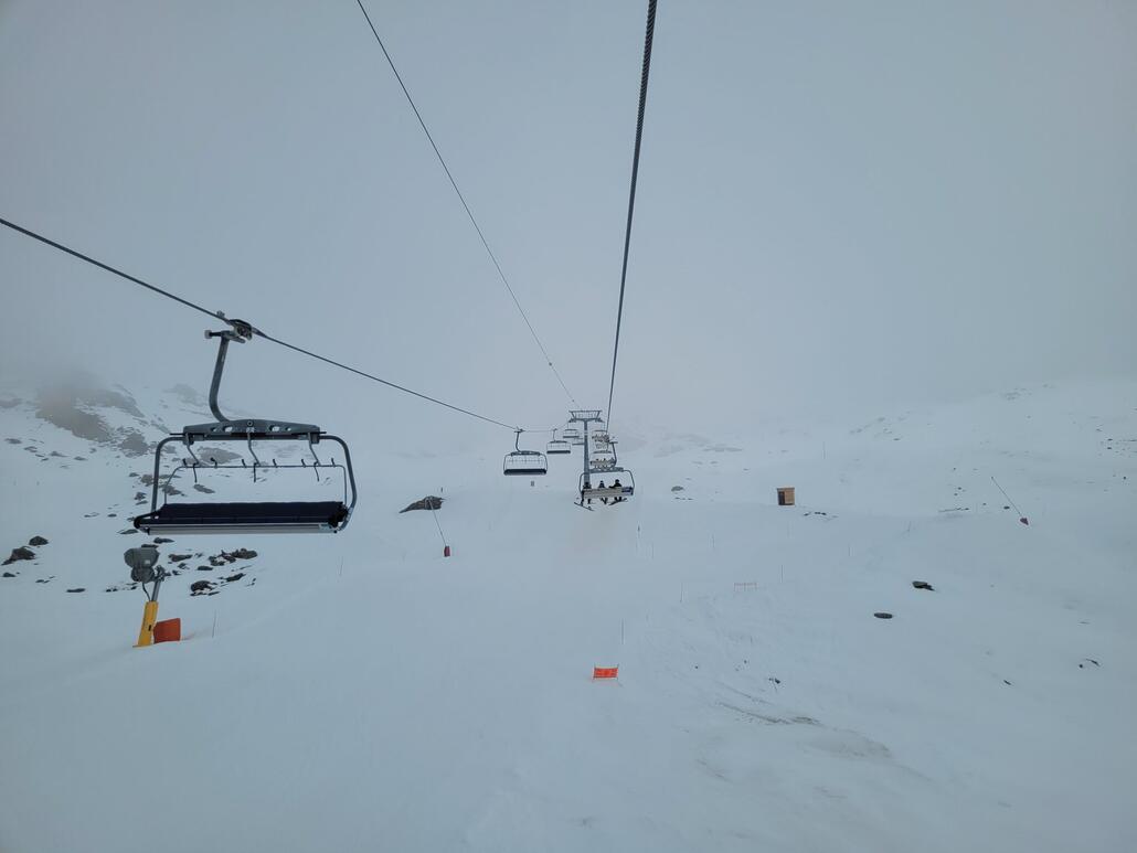 Chauxsektor deutlich sulziger und leider auch eingeschränktere Sicht