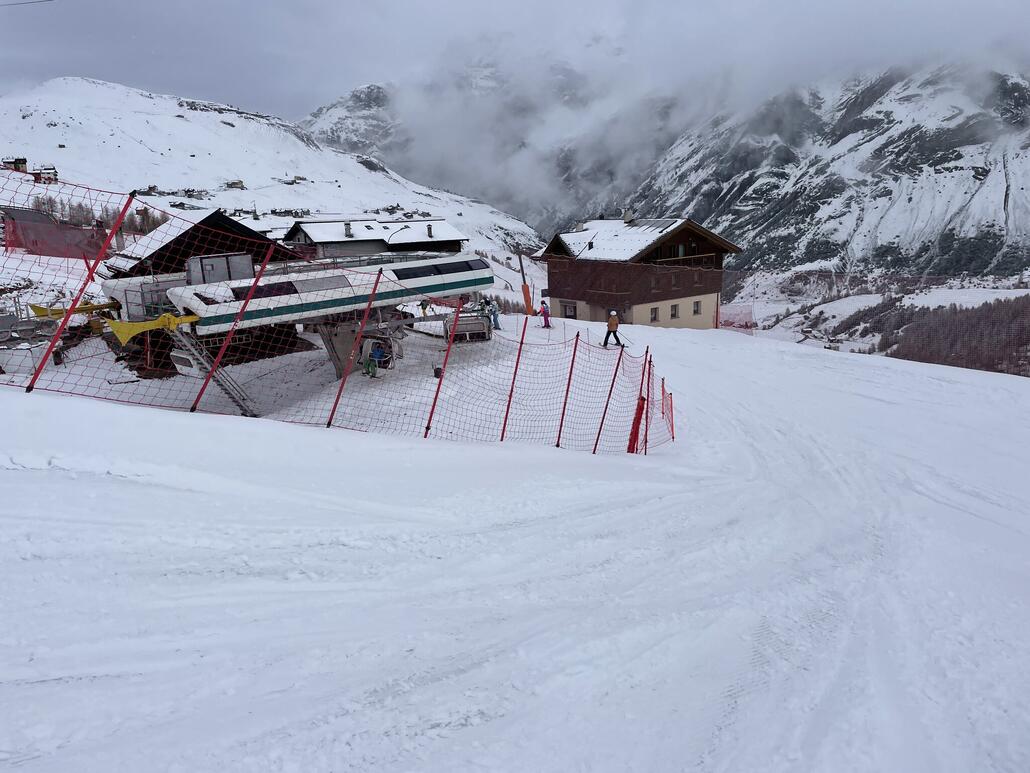 Unten bei der Talstation auch am sulzig werden