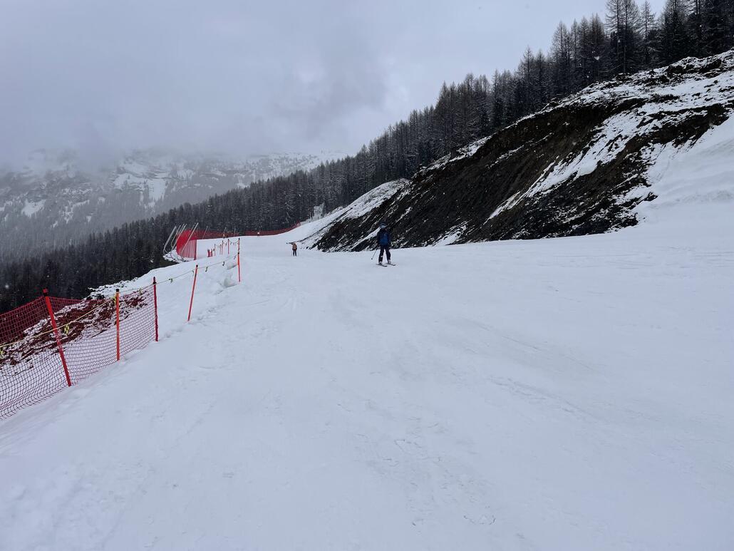 Zuunterst hat’s doch noch ausreichend.