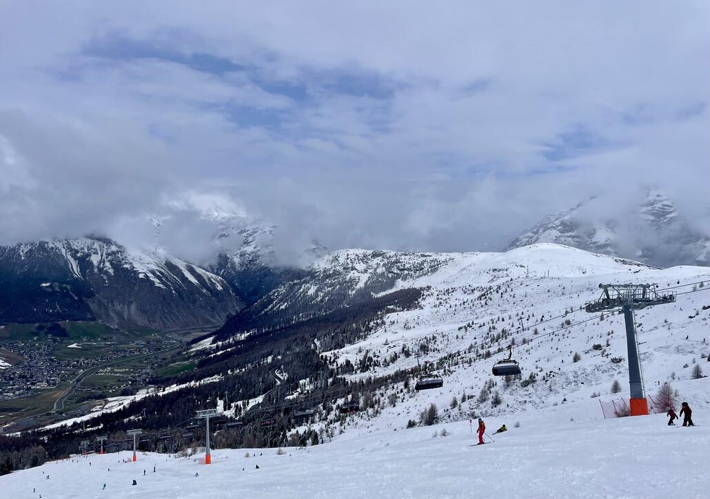 Livigno wieder grün