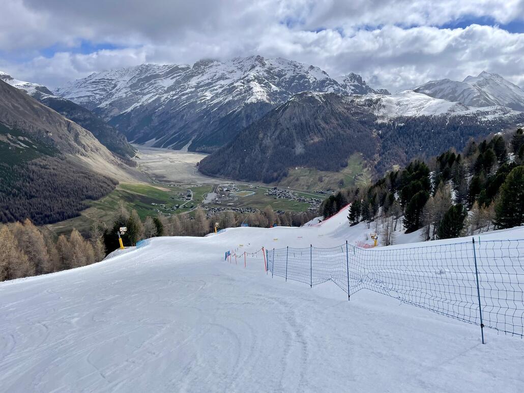 Piste war auch teils Renntraining