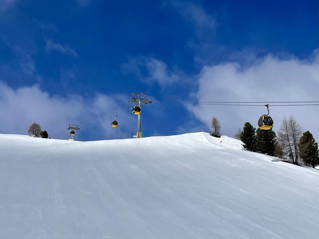 Schön zu fahren der Hang
