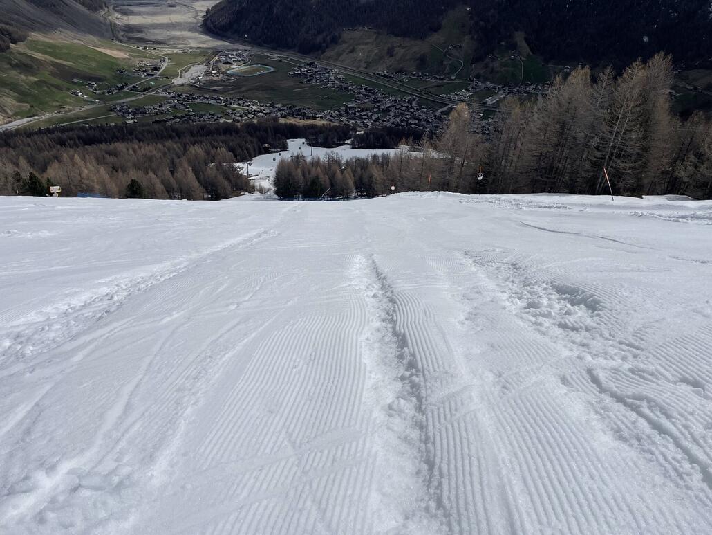 Leider nicht überall schön gepistet