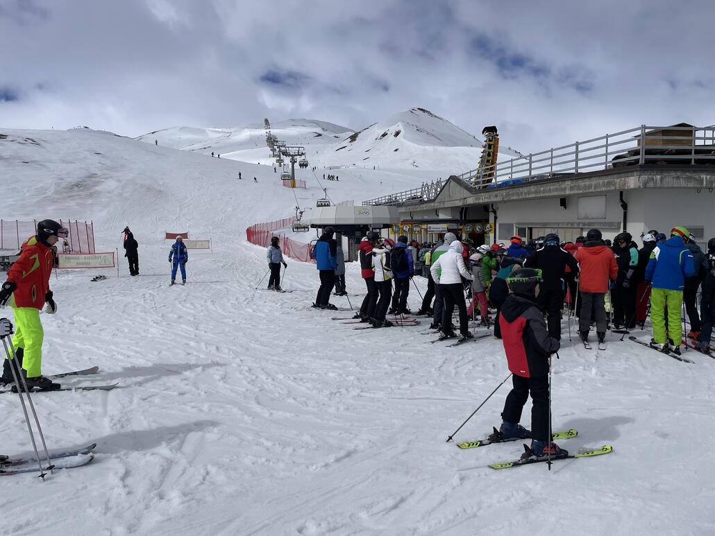 Oben wars sehr voll, deswegen wollte ich lieber unten fahren.