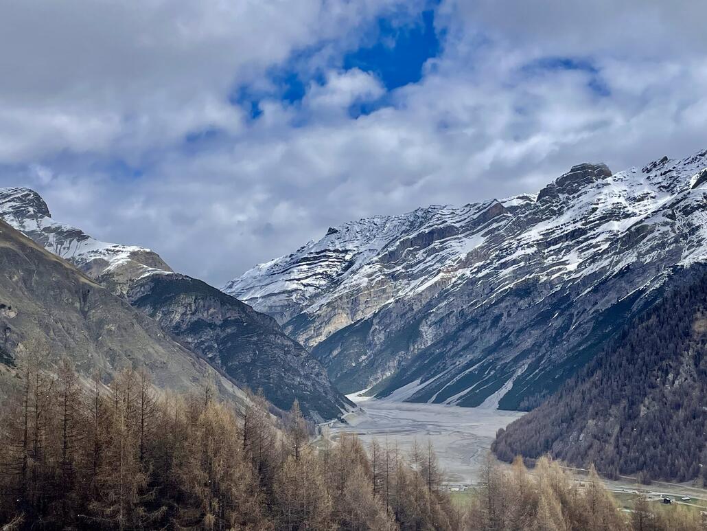 Blick zum See ohne Wasser