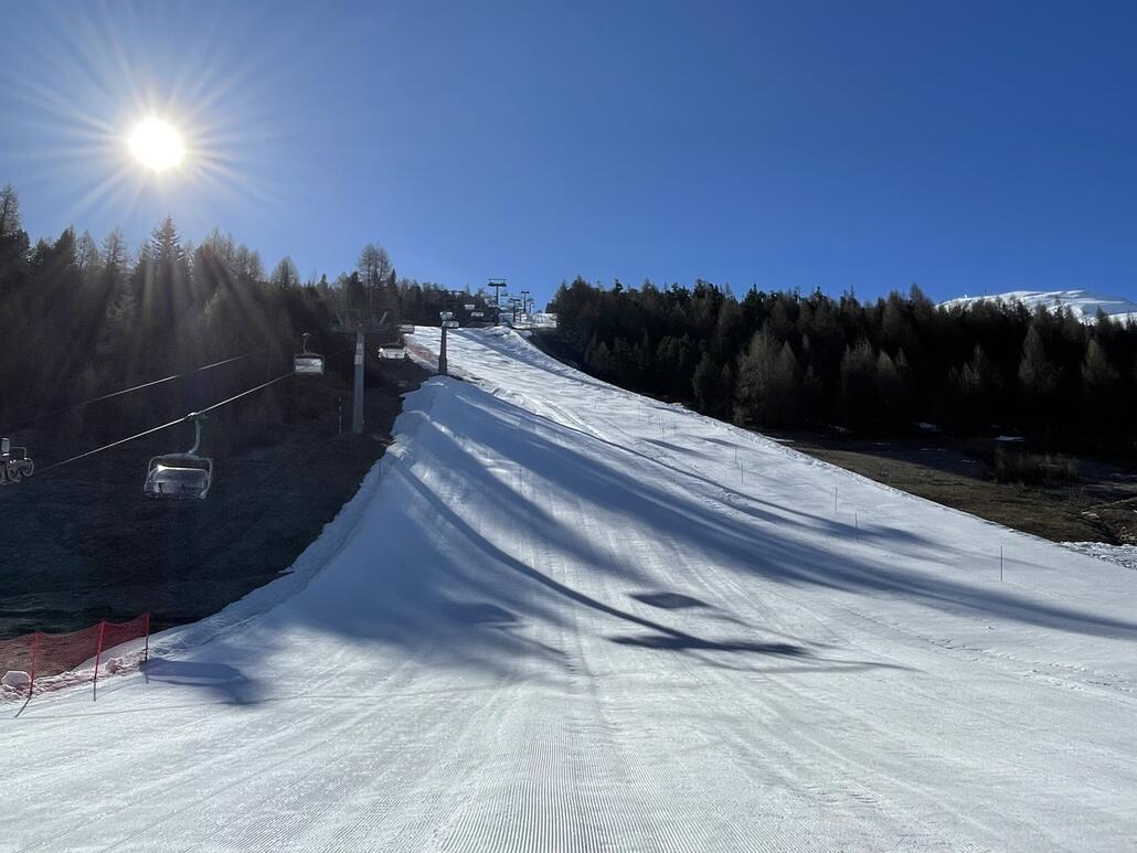 Start wieder bei Teola, hier unten steinhart