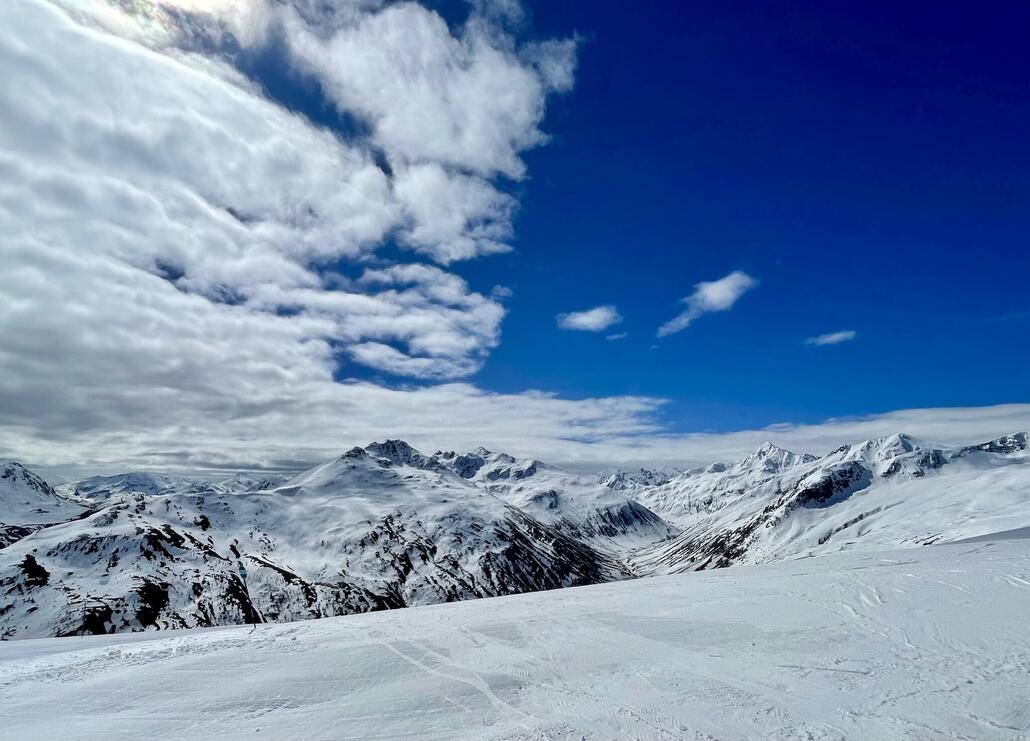 Eine Wolkenfront zieht auf