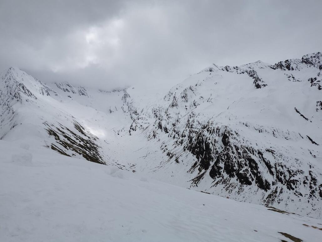 7. Wo es in der Höhe noch nach tiefstem Winter ausschaut....
