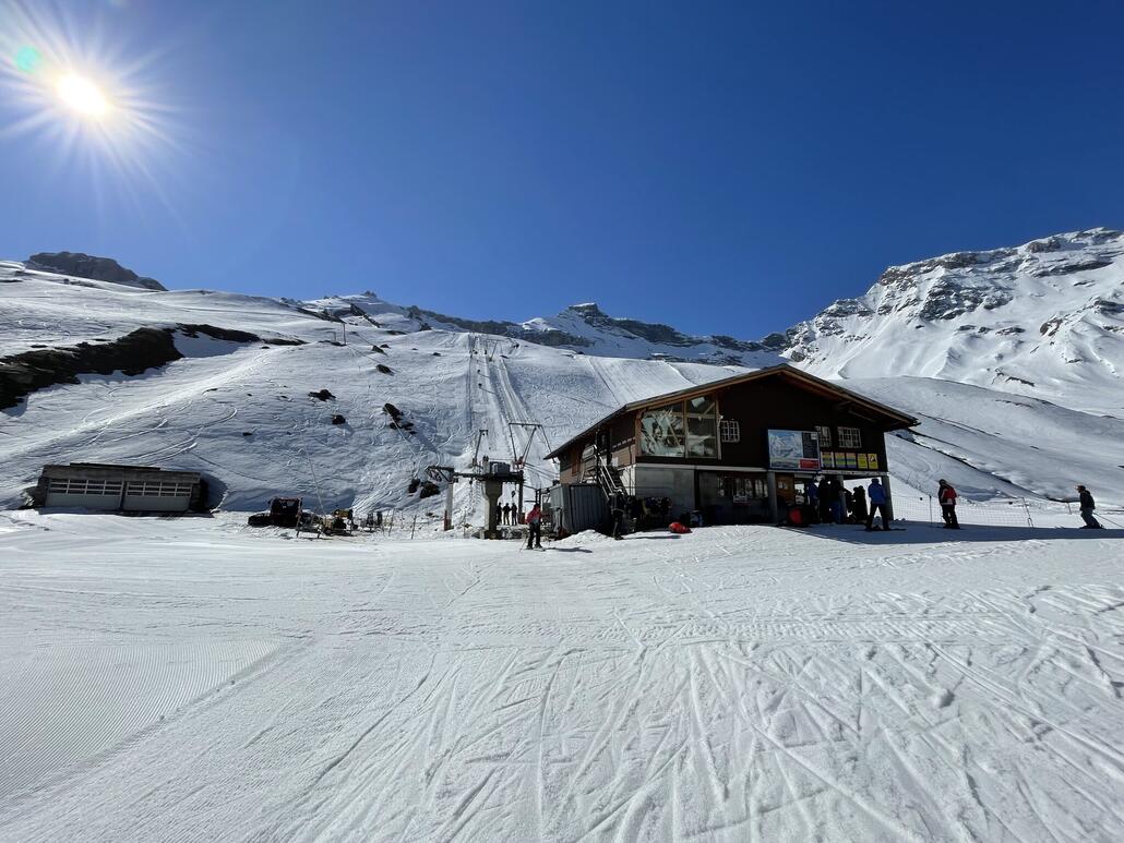 Die Hauptbeschäftigungsanlage Skilift Dossen 1 und 2