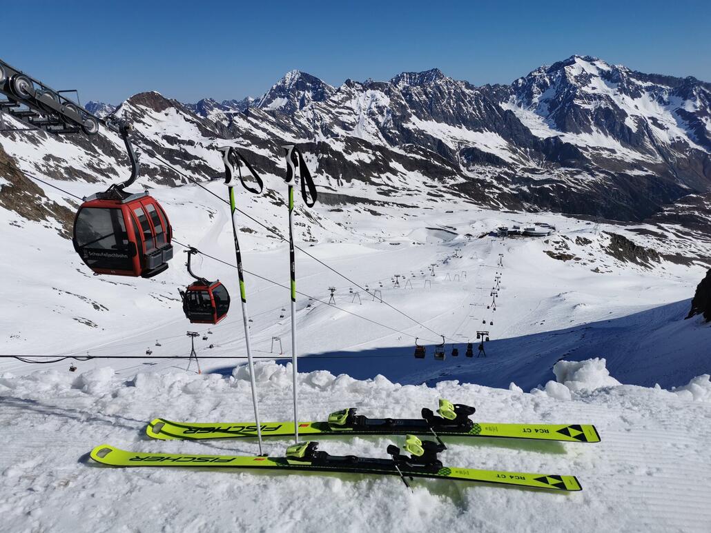 1.Gipfel Schaufeljochbahn.
