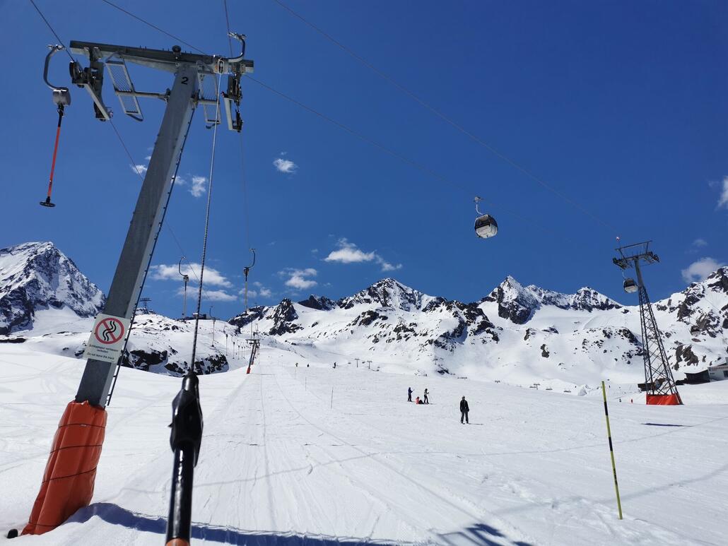 6. Damit jeder offene Lift auch einmal gefahren wird. Nagut, den Teppichlift oben hab ich ausgelassen :)