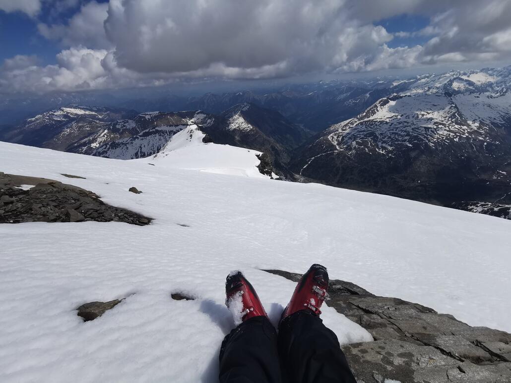 10. Erstmal Pause machen und über mögliche Skigebietszusammenschlüsse sinnieren :)