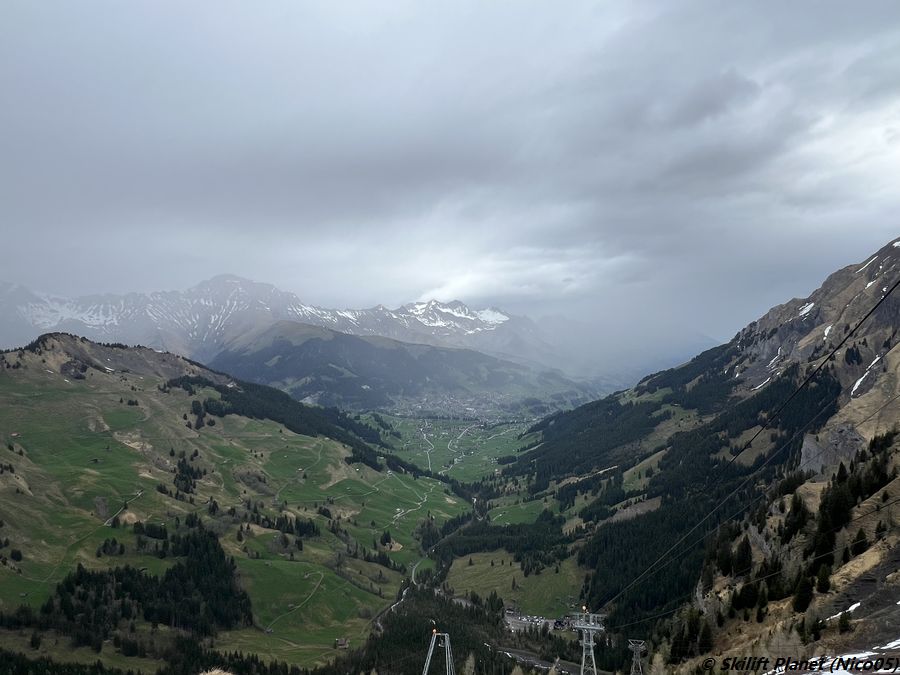 Blick auf Adelboden