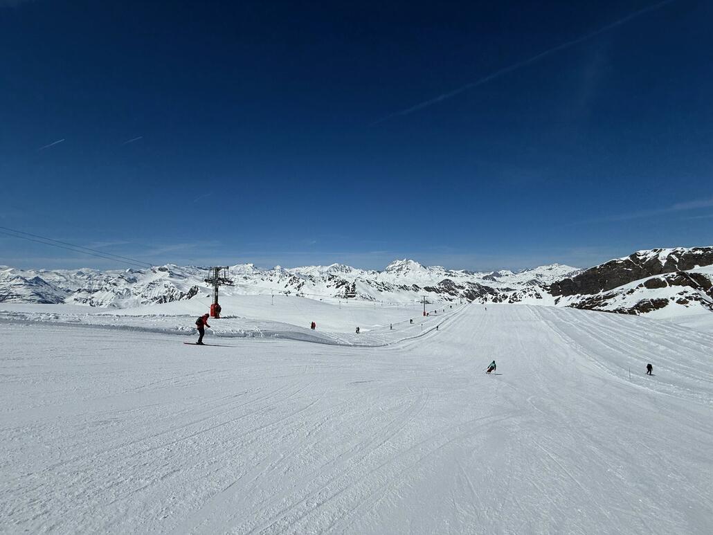 Oben am 2-SL «Montet» wiederum geniale Verhältnisse!