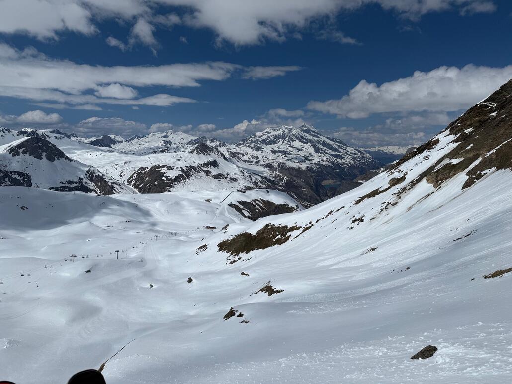 Und weiter mit der 6-KSB «Leissières» zurück nach Val-d'Isère.