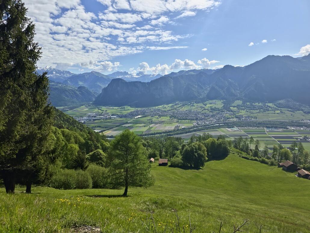 Blick Richtung Prättigau