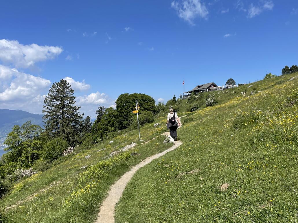 Die restlichen Meter bis zum Hammetschwand