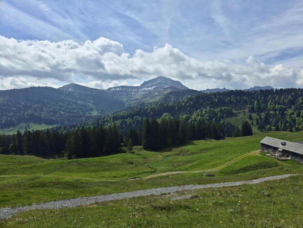 Blick hinüber zum Speer