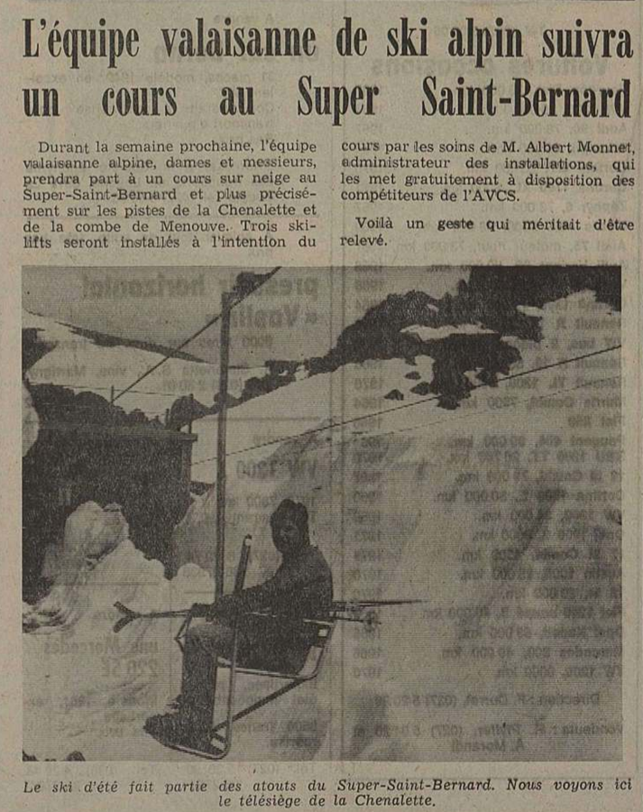 Le Nouvelliste, 10.07.1971 - La Chenalette