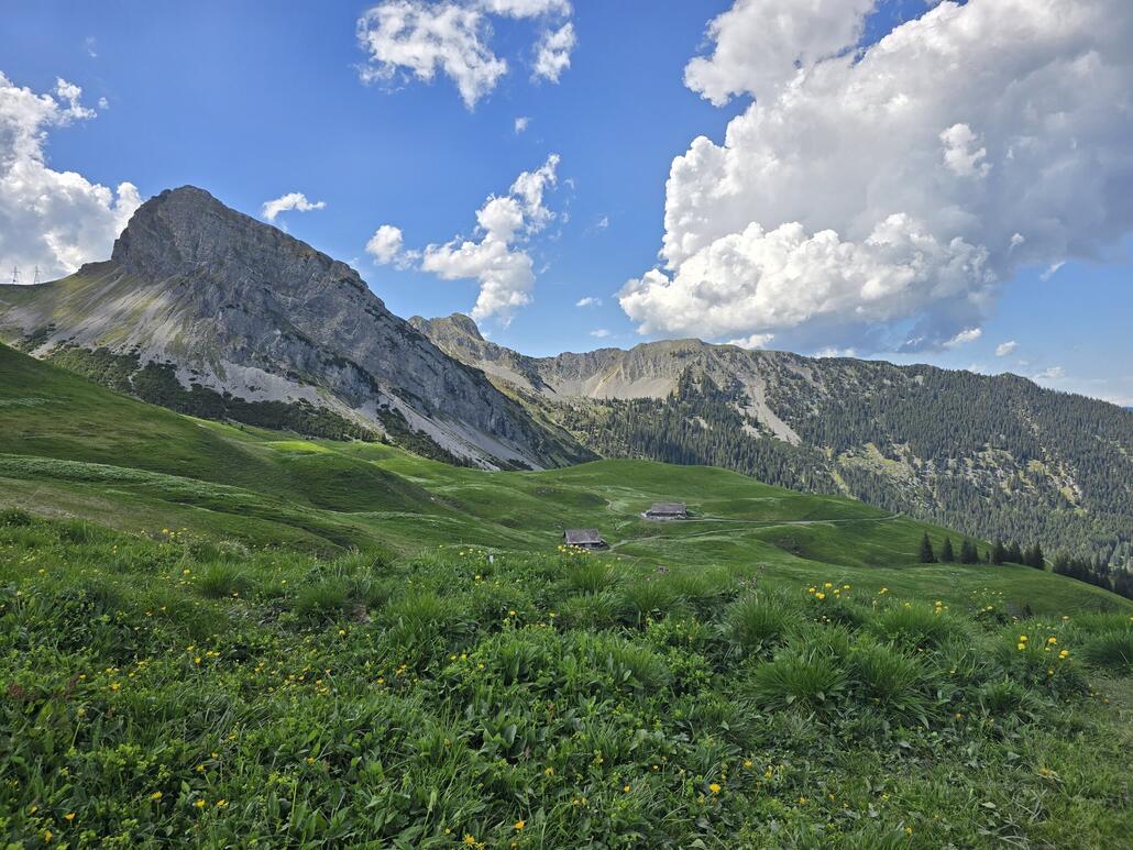 Blick in die andere Richtung zur Rossflue und dem Giswilerstock