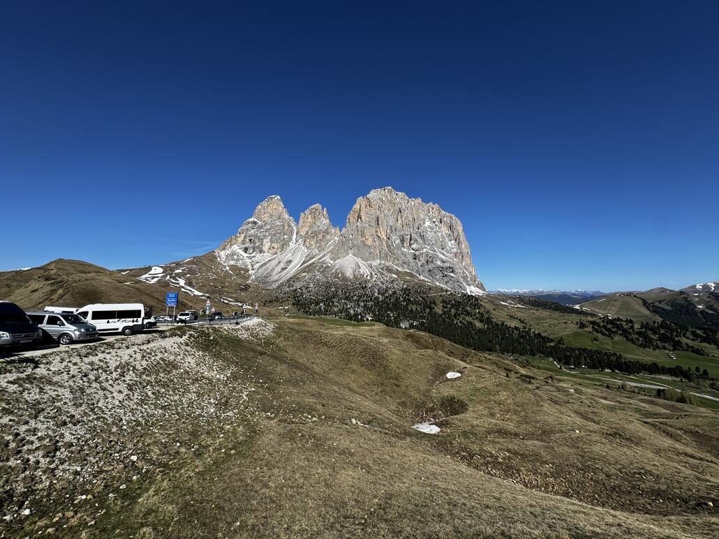 Auf dem Passo Sella