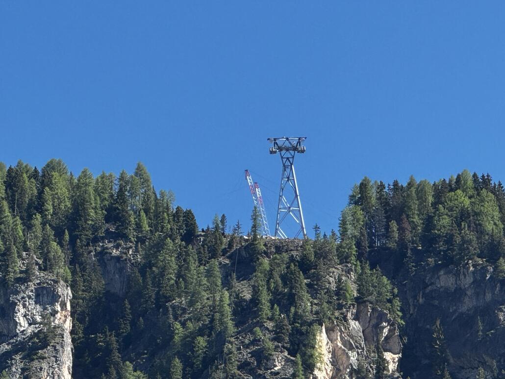 Die erste 3s mit der neuen Garaventa Stützen