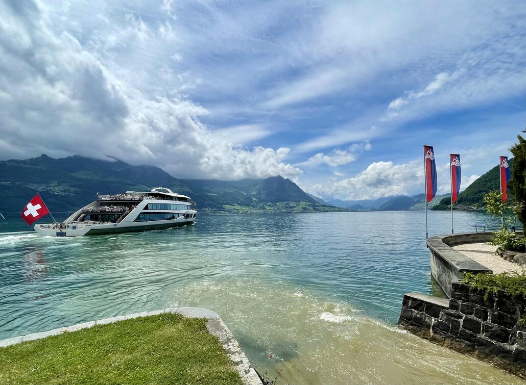 MS Diamant, ein imposantes Schiff