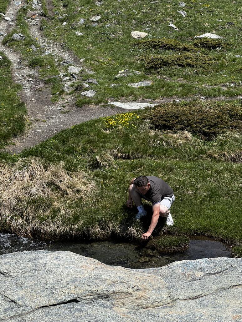 Der Wein wird gekühlt