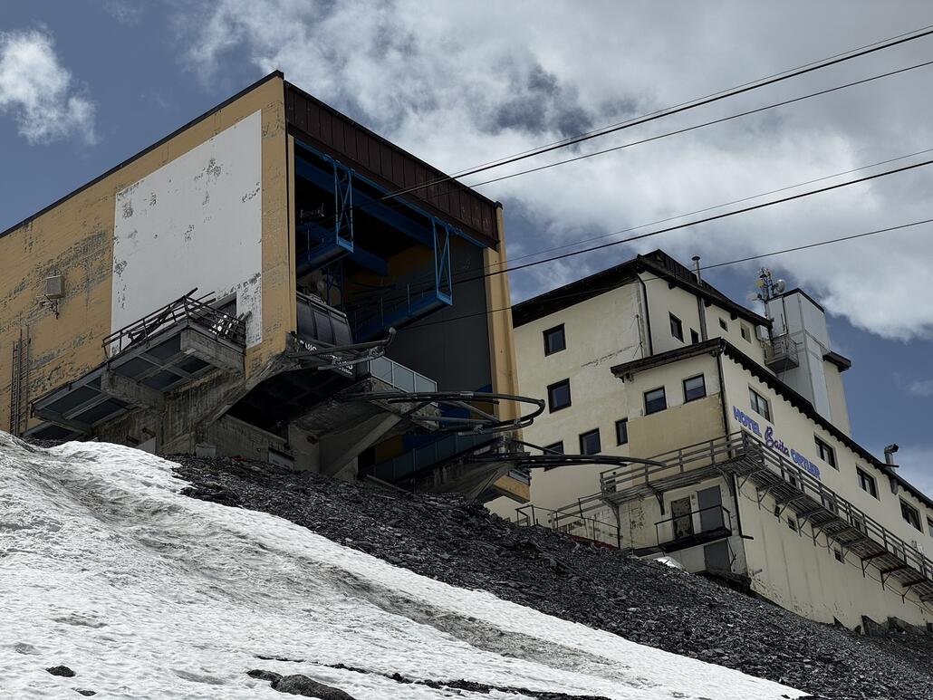 Bergstation der ersten Sektion (Trincerone)