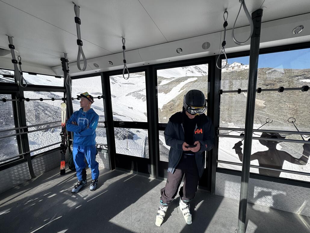 Ich, Louis und Wenzel sind die einzigen Fahrgäste