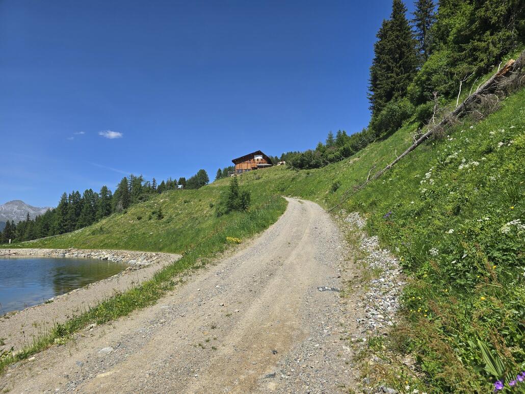 Die Talstation der Nülli-Lifte kommt in Sicht