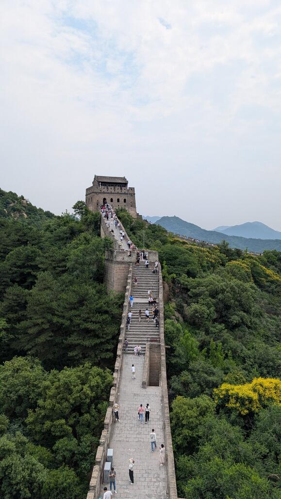 Dazwischen geht es immer mal wieder hoch