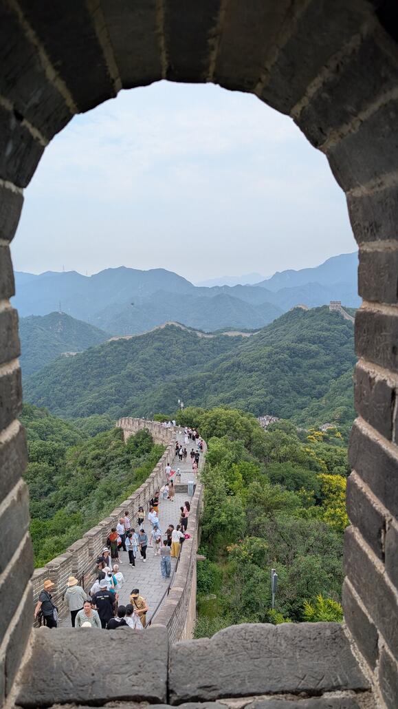 Vom Mittel Turm aus der weitere Weg