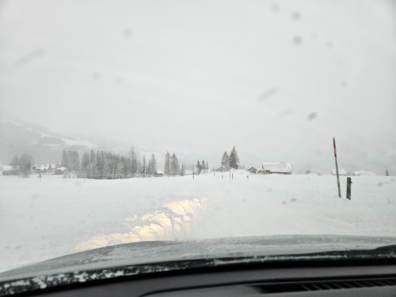 Man sollte aufpassen wo man fährt.