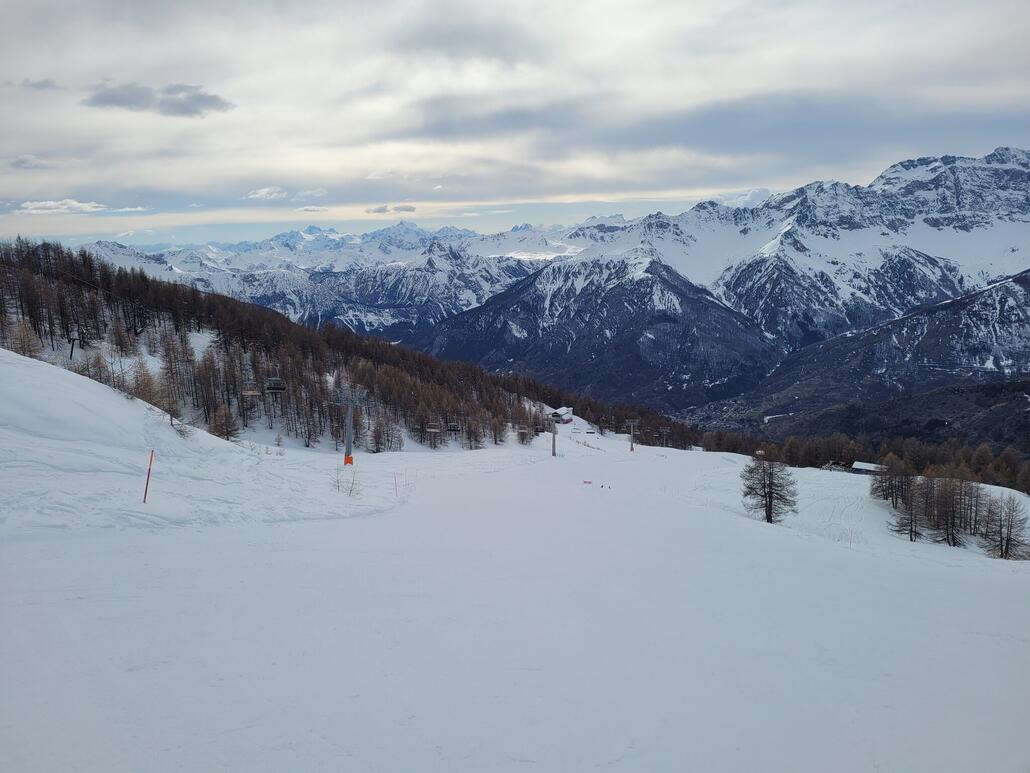 An der TSD Gigante um 16h22. Das Ende des wunderbaren Skitages war nah.