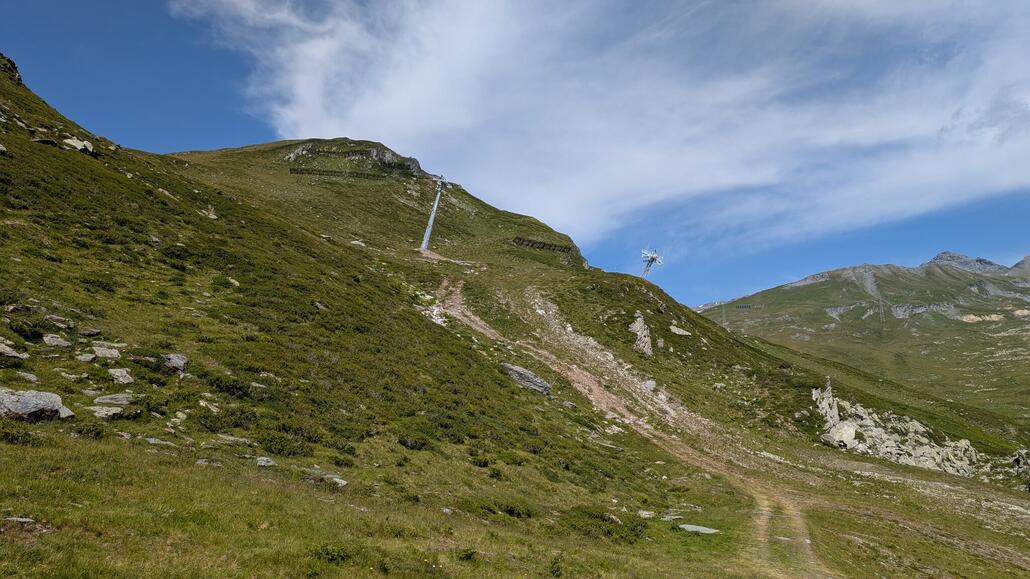 Nur eine einzige Stütze in Richtung Crap wurde neu gebaut