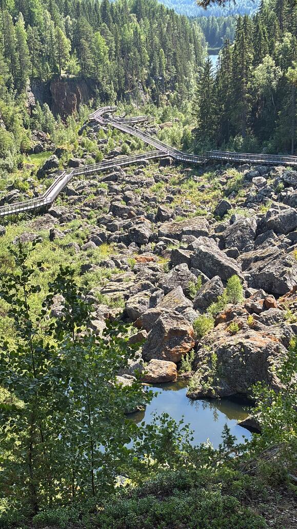 Hier war bis 1796 ein Wasserfall