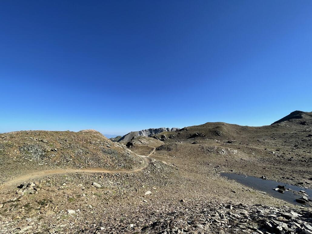 Trailverlauf auf dem Rothorn