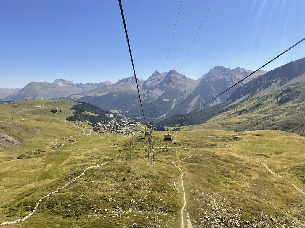 Bergfahrt auf das Hörnli