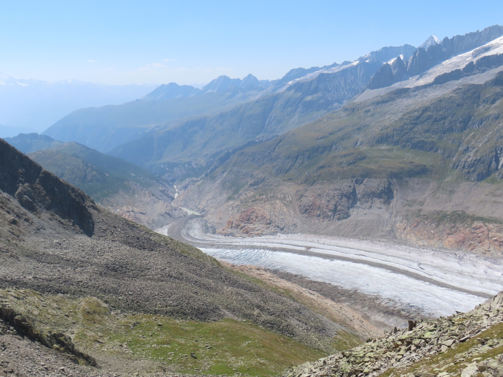Gletscherende für zukünftige Gletschervergleichsfotos
