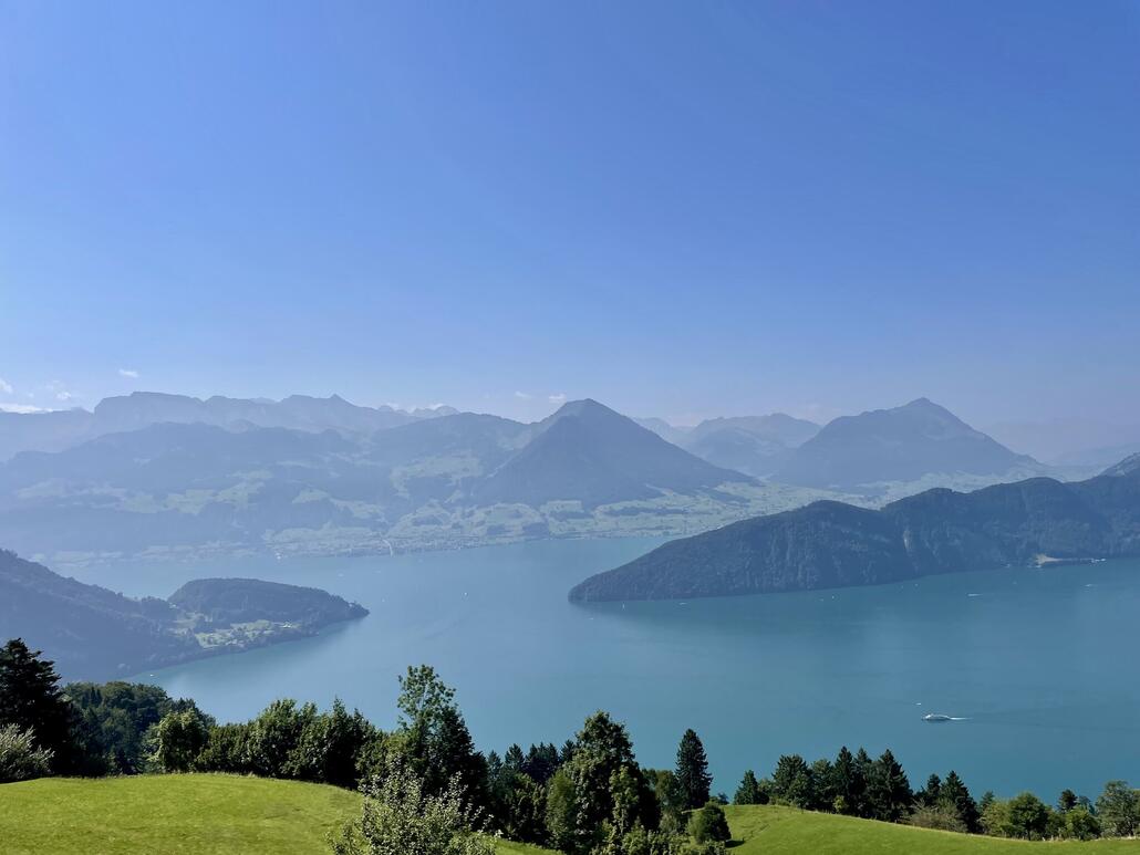 Blick zurück nach Buochs